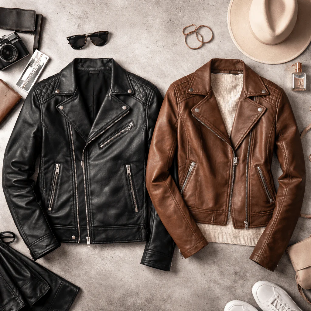 Home custom leather jackets men vs women