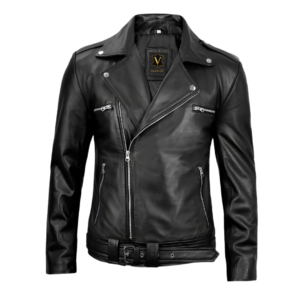 Velohide black biker jacket