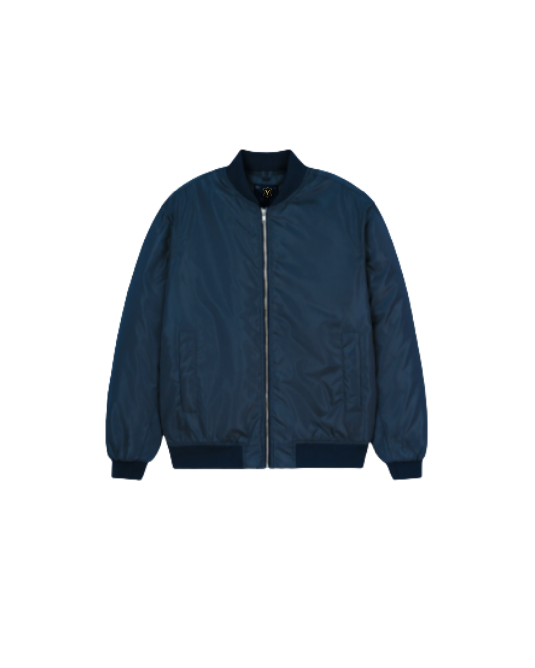 blue men bomber jacket front blue bomber jacket for men