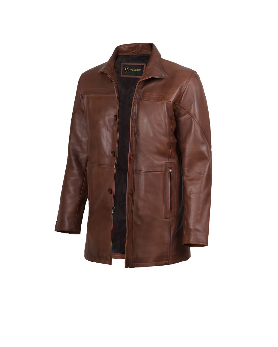 brown leather car coat (3) brown leather car coat (3)
