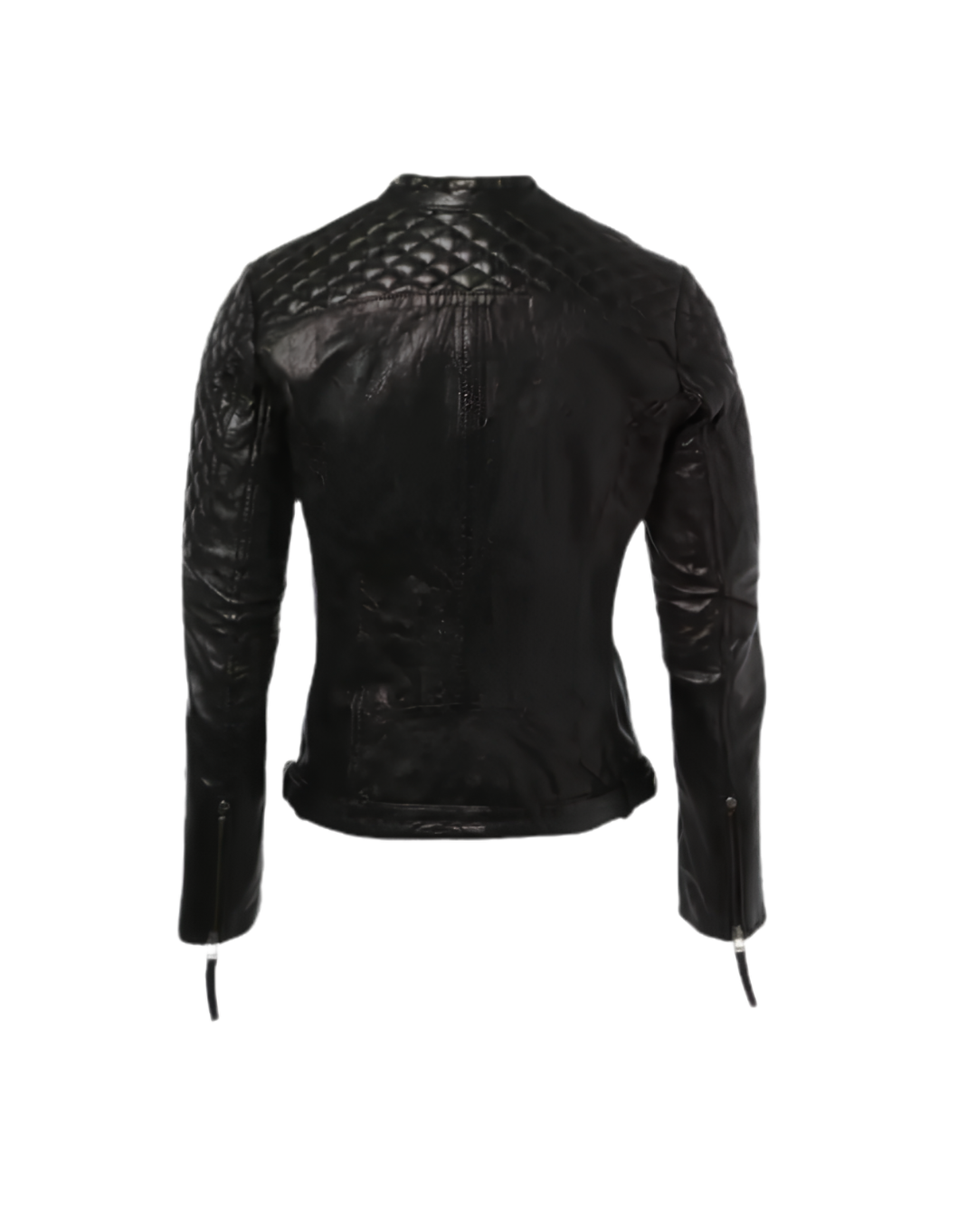 women black biker leather jacket back women black biker leather jacket back
