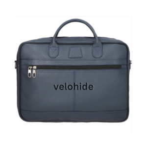 navy venture vault laptop leather bag