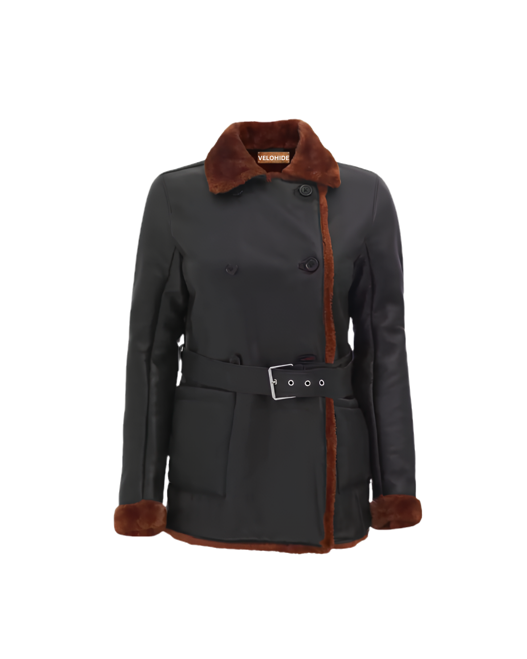 women’s double breasted shearling leather coat women’s double breasted shearling leather coat